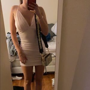 Worn once pink mini dress !!!